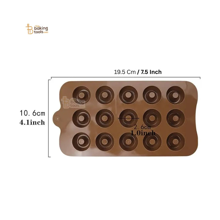 Donut Shape Silicone Chocolate Mould